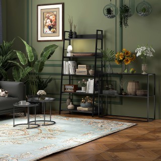 Σετ 2 Στρογγυλά Τραπεζάκια Σαλονιού HOMCOM με Αφαιρούμενο Δίσκο από... Σετ 2 Στρογγυλά Τραπεζάκια Σαλονιού HOMCOM με Αφαιρούμενο Δίσκο από...