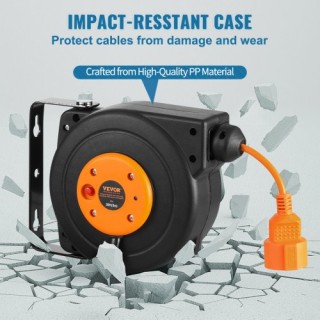 VEVOR Μπαλαντέζα Καρούλι Κλειστού Τύπου 1000W Προέκτασης 9 m με Επ... VEVOR Μπαλαντέζα Καρούλι Κλειστού Τύπου 1000W Προέκτασης 9 m με Επ...