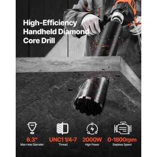 VEVOR Φορητή Μηχανή Διαμαντοτρύπανου για Σκυρόδεμα 2000W SCJGSZKJ5Y... VEVOR Φορητή Μηχανή Διαμαντοτρύπανου για Σκυρόδεμα 2000W SCJGSZKJ5Y...