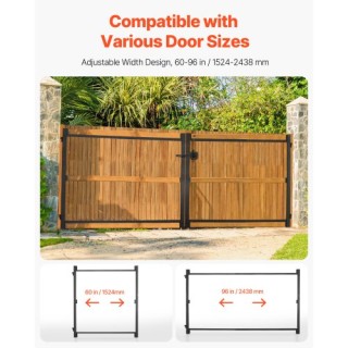 VEVOR Κιτ Κατασκευής Πύλης για Άνοιγμα 60-96 ιντσών, Ύψος 6-7 πόδια...