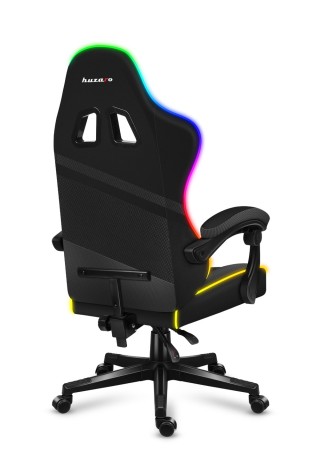 Huzaro Καρέκλα Gaming  FORCE 4.4 RGB Μαύρη Mesh με RGB Led & Προσαρ...