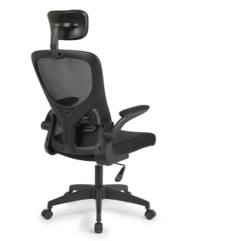 Καρέκλα γραφείου Liverpool 116,5-126,5 x 63 x 60,5 cm  Μαύρο 872060...