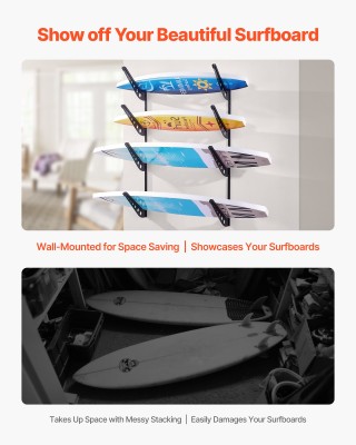 VEVOR Τετράποδη Οριζόντια Βάση Στήριξης Surfboard, 400 x 16 x 1160 ... VEVOR Τετράποδη Οριζόντια Βάση Στήριξης Surfboard, 400 x 16 x 1160 ...