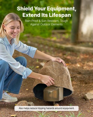 VEVOR Τεχνητό Κάλυμμα Βράχου, 8.86 x 11.42 x 11.22 ιν, Μικρό Μέγεθο...