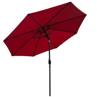 BAKAJI Ομπρελόνι Κήπου Μπορντό με Αεραγωγό και Ρυθμιζόμενη Κλίση με... BAKAJI Ομπρελόνι Κήπου Μπορντό με Αεραγωγό και Ρυθμιζόμενη Κλίση με...