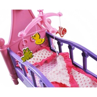 BAKAJI  Κούνια για Κούκλες Κρεβατάκι Κούνια Κουκλάκι με Μουσικό Παι...