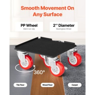 VEVOR Βαρέως Τύπου Μεταφορέας Επίπλων με 5 Ρόδες, Χωρητικότητα 1576... VEVOR Βαρέως Τύπου Μεταφορέας Επίπλων με 5 Ρόδες, Χωρητικότητα 1576...