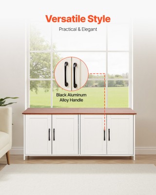 VEVOR Επικαλυμμένη Ξύλινη Κατασκευή Άμμου για Γάτες με 4 Πόρτες και...