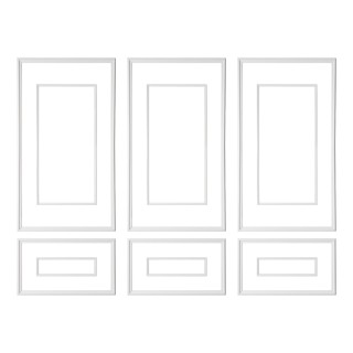 VEVOR Σετ Προφίλ Διακοσμητικής Μοντέρνας Τέχνης Τοίχου 3-Τεμάχια, Ε...