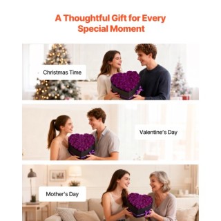 VEVOR Αιώνια Τριαντάφυλλα - 27 Διατηρημένα Ρόδα σε Καρδιά, Δώρο Γεν... VEVOR Αιώνια Τριαντάφυλλα - 27 Διατηρημένα Ρόδα σε Καρδιά, Δώρο Γεν...