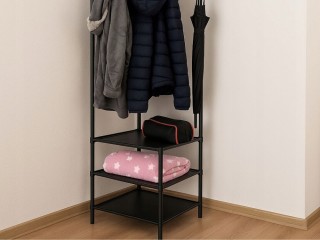 Verk Group Γωνιακή Κρεμάστρα Ρούχων με Ραφιέρα για Παπούτσια  59074...
