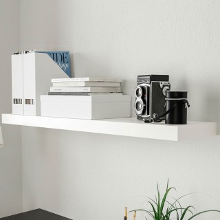 BAKAJI Ορθογώνιο Ράφι Τοίχου 60x25x3cm Βιβλιοθήκη Ξύλο MDF Λευκό ... BAKAJI Ορθογώνιο Ράφι Τοίχου 60x25x3cm Βιβλιοθήκη Ξύλο MDF Λευκό ...