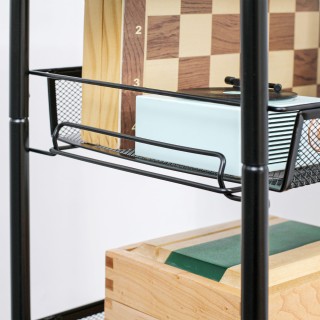 Πολυλειτουργικό Μεταλλικό Τρόλεϊ με 4 Ράφια 45 x 26.5 x 84 cm HOMCO... Πολυλειτουργικό Μεταλλικό Τρόλεϊ με 4 Ράφια 45 x 26.5 x 84 cm HOMCO...