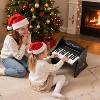 VEVOR Παιδικό Ξύλινο Ψηφιακό Πιάνο 25 Πλήκτρων με Ρεαλιστικό Ήχο, Μ...