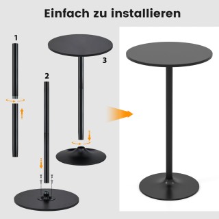 Costway Πολυλειτουργικό Μοντέρνο Μπιστρό Τραπέζι 56 cm/101,5 cm Ø 6...