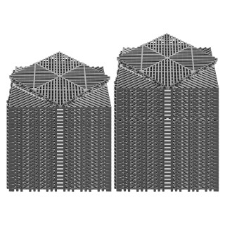VEVOR Διαπλεκόμενα Αντιολισθητικά Πλακίδια Αποστράγγισης 310 x 310 ...