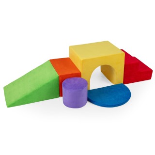Costway Μαλακά Σφουγγαρένια Τουβλάκια 6 Τεμαχίων, Βελούδινα, Κόκκιν... Costway Μαλακά Σφουγγαρένια Τουβλάκια 6 Τεμαχίων, Βελούδινα, Κόκκιν...