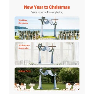 VEVOR Σετ Τεχνητών Λουλουδιών Γάμου Μπλε με 2 Λουλούδια & 2 Υφάσματ... VEVOR Σετ Τεχνητών Λουλουδιών Γάμου Μπλε με 2 Λουλούδια & 2 Υφάσματ...