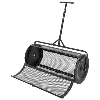VEVOR Διανομέας Κομπόστ και Τύρφης 112 cm με Χειρολαβή Ώθησης/Ρυμού...
