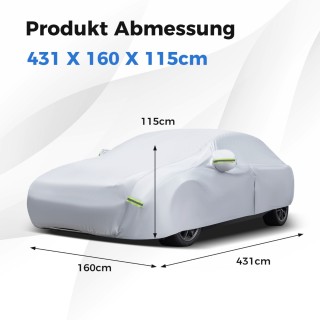 Costway Ανθεκτικό Κάλυμμα Αυτοκινήτου 3 Στρώσεων με Προστασία από ... Costway Ανθεκτικό Κάλυμμα Αυτοκινήτου 3 Στρώσεων με Προστασία από ...