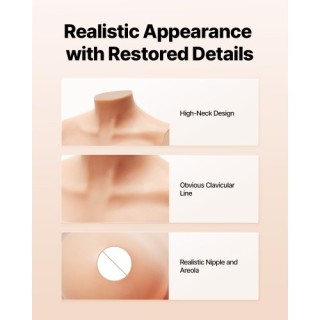 VEVOR Σιλικόνη Στήθος E-Cup Ψεύτικο για Cosplay Drag Queen GJYXJKGL...