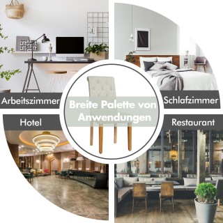 Costway Σετ 2 Αναπαυτική Καρέκλα Τραπεζαρίας με Ψηλή Πλάτη - 50x60... Costway Σετ 2 Αναπαυτική Καρέκλα Τραπεζαρίας με Ψηλή Πλάτη - 50x60...