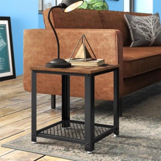 BAKAJI  Τραπέζι Καφέ Καναπές Σαλόνι Τετράγωνο Σχεδιασμός Μοντέρνο Β...