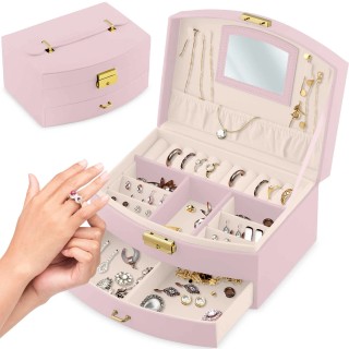 Massido Κοσμηματοθήκη MS-708 - ροζ MS-708-Pink Massido Κοσμηματοθήκη MS-708 - ροζ MS-708-Pink