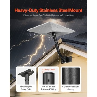 VEVOR Ρυθμιζόμενη Βάση Τοποθέτησης Τοίχου Starlink Gen 3 Kit Σωλήνα... VEVOR Ρυθμιζόμενη Βάση Τοποθέτησης Τοίχου Starlink Gen 3 Kit Σωλήνα...