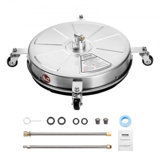 VEVOR Καθαριστής Επιφανειών Πίεσης 18 με 4 Ρόδες 4000 PSI με 2 Προε...