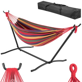 BAKAJI  Αιώρα Κήπου Βραζιλιάνικη Πολύχρωμες Ρίγες 285 x 110 x 122 ε...