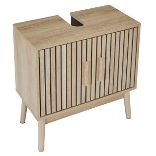 Ξύλινο Έπιπλο Μπάνιου 60 x 70 x 30 cm με Αποθηκευτικούς Χώρους HD02...