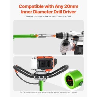 VEVOR Τρυπάνι Γεωτρήσεων Σπειροειδές 3.15 x 31.1 ιντσών για Άνοιγμα... VEVOR Τρυπάνι Γεωτρήσεων Σπειροειδές 3.15 x 31.1 ιντσών για Άνοιγμα...