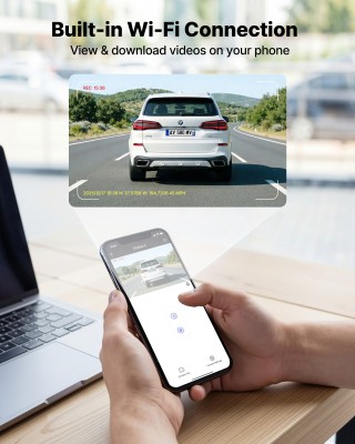 VEVOR Κάμερα Αυτοκινήτου Dash Cam Διπλή Εμπρός/Πίσω 4K + 1080P με W... VEVOR Κάμερα Αυτοκινήτου Dash Cam Διπλή Εμπρός/Πίσω 4K + 1080P με W...