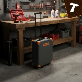 Bigstren Βαλίτσα Εργαλείων 1000 τχμ Γαλλόκλειδα, Υποδοχές, Μύτες XX...