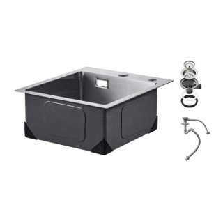 VEVOR Νεροχύτης Κουζίνας 40εκ Ανοξείδωτος Εντοιχιζόμενος Μονός QR... VEVOR Νεροχύτης Κουζίνας 40εκ Ανοξείδωτος Εντοιχιζόμενος Μονός QR...