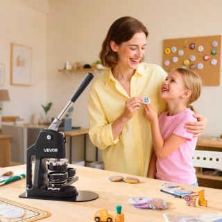 VEVOR Μηχανή Κατασκευής Κουμπιών Πλαστικά Καρφίτσες 32/58/75 mm 3-σ... VEVOR Μηχανή Κατασκευής Κουμπιών Πλαστικά Καρφίτσες 32/58/75 mm 3-σ...