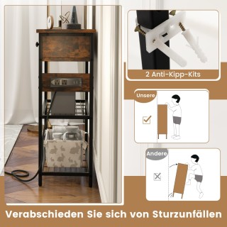 Costway  Πολυλειτουργικό Τραπέζι Εισόδου με Αποθηκευτικό Χώρο και Ε...