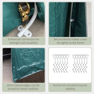 Outsunny τέντα γκαράζ για αυτοκίνητα, μοτοσυκλέτες και εργαλεία από...