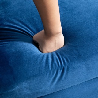 HOMCOM 3θέσιος βελούδινος καναπές με χρυσά πόδια, μπράτσα και αφαιρ... HOMCOM 3θέσιος βελούδινος καναπές με χρυσά πόδια, μπράτσα και αφαιρ...