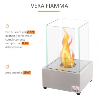 Βιοτζάκι HOMCOM από ατσάλι και γυαλί για εσωτερικούς και εξωτερικού... Βιοτζάκι HOMCOM από ατσάλι και γυαλί για εσωτερικούς και εξωτερικού...