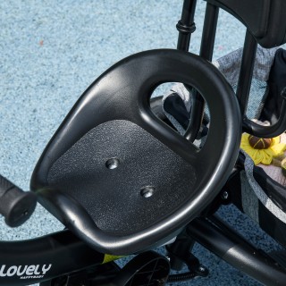 Παιδικό τρίκυκλο HOMCOM με λαβή 6 σε 1, ρυθμιζόμενο κουβούκλιο και ...