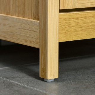 kleankin Ντουλάπα μπάνιου με καλάθι πολλαπλών χρήσεων για πλυντήριο... kleankin Ντουλάπα μπάνιου με καλάθι πολλαπλών χρήσεων για πλυντήριο...