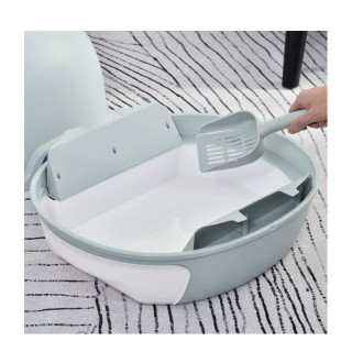 Φορητή Κλειστή Τουαλέτα Γάτας με Φτυαράκι 47 x 55 x 44 cm PawHut D3... Φορητή Κλειστή Τουαλέτα Γάτας με Φτυαράκι 47 x 55 x 44 cm PawHut D3...