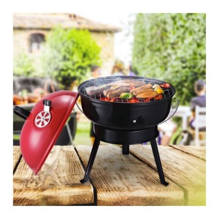 Φορητή Ψησταριά - Μπάρμπεκιου με Κάρβουνο 36.5 x 54 cm Χρώματος Κόκ... Φορητή Ψησταριά - Μπάρμπεκιου με Κάρβουνο 36.5 x 54 cm Χρώματος Κόκ...