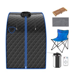 Φορητή Αναδιπλούμενη Σάουνα Ατμού με Ολόσωμη Καμπίνα 3 Lt 78 x 87 x...