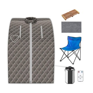 Φορητή Αναδιπλούμενη Σάουνα Ατμού με Ολόσωμη Καμπίνα 3 Lt 78 x 87 x... Φορητή Αναδιπλούμενη Σάουνα Ατμού με Ολόσωμη Καμπίνα 3 Lt 78 x 87 x...