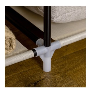 Φορητή Υφασμάτινη Ντουλάπα με Μεταλλικό Σκελετό 125 x 43 x 162.5 cm... Φορητή Υφασμάτινη Ντουλάπα με Μεταλλικό Σκελετό 125 x 43 x 162.5 cm...