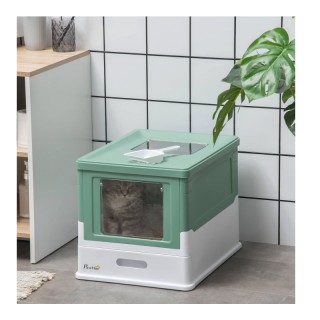 Φορητή Κλειστή Τουαλέτα Γάτας με Φτυαράκι 47.5 x 35.5 x 36.7 cm Paw... Φορητή Κλειστή Τουαλέτα Γάτας με Φτυαράκι 47.5 x 35.5 x 36.7 cm Paw...