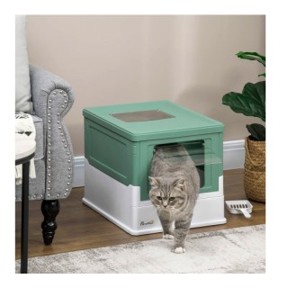 Φορητή Κλειστή Τουαλέτα Γάτας με Φτυαράκι 47.5 x 35.5 x 36.7 cm Paw... Φορητή Κλειστή Τουαλέτα Γάτας με Φτυαράκι 47.5 x 35.5 x 36.7 cm Paw...